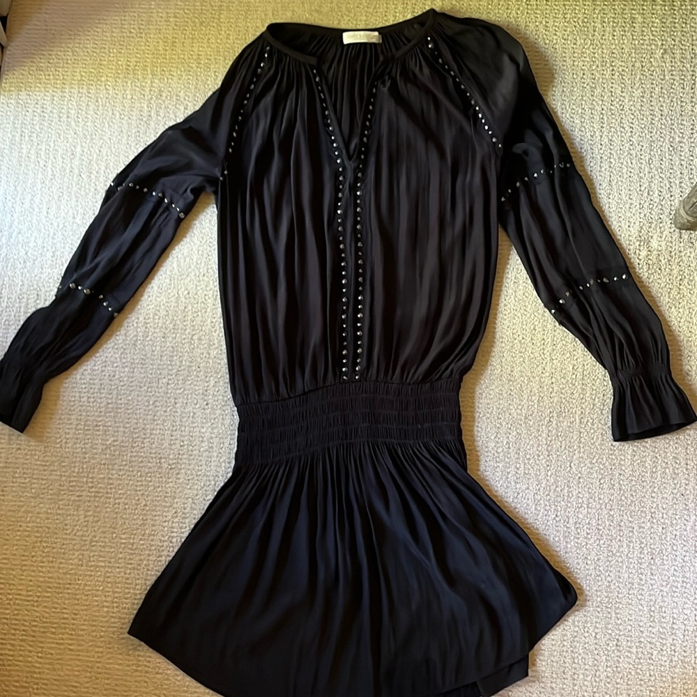Ramy Brook Smocked Waist Mini Dress